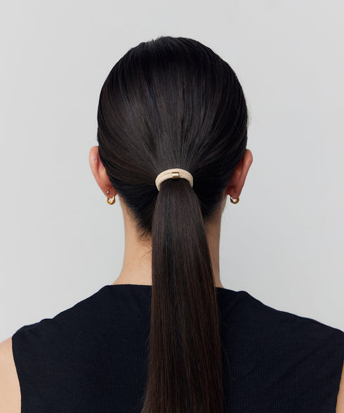 メタルクラスプヘアゴム