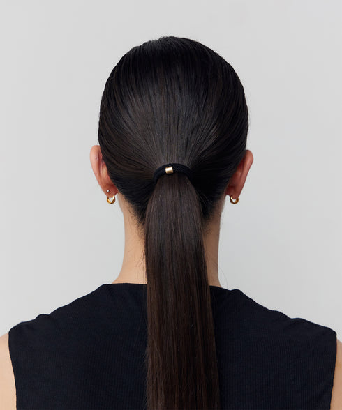 メタルクラスプヘアゴム