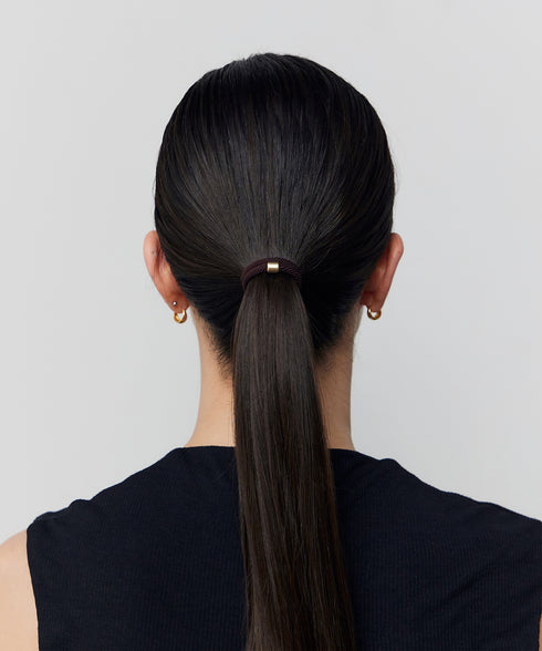 メタルクラスプヘアゴム
